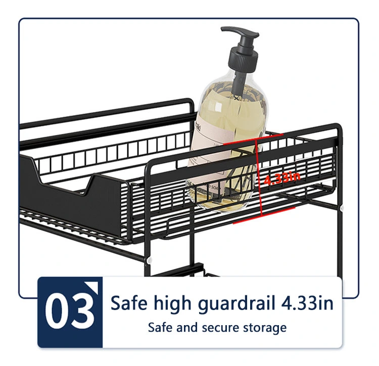 Dual Tier Multifunctional Kitchen Organizer