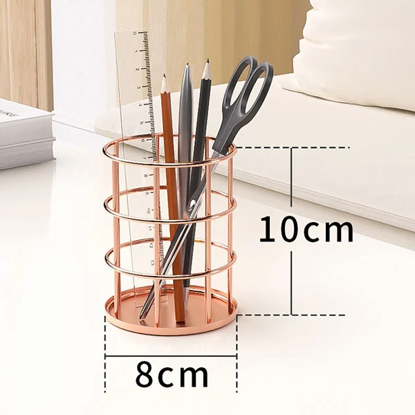 Office Desk Metal Pen Holder